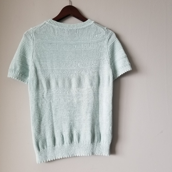 Banana Republic 100% Italian Linen Mint Sweater - Picture 4 of 6